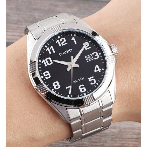 CASIO MTP-1308D-1B vyriškas laikrodis (zd177d) + dėžutė - Image 6