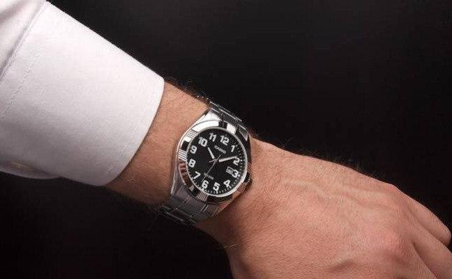 CASIO MTP-1308D-1B vyriškas laikrodis (zd177d) + dėžutė - Image 7