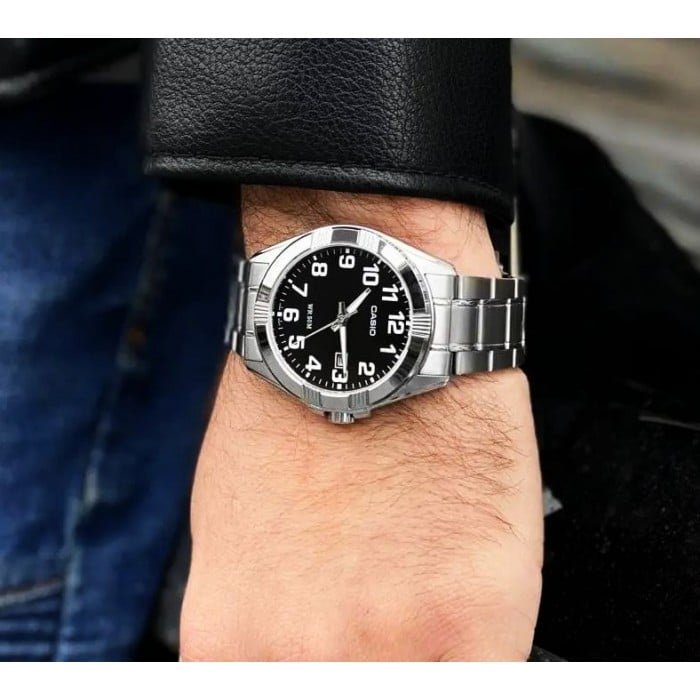 CASIO MTP-1308D-1B vyriškas laikrodis (zd177d) + dėžutė - Image 8