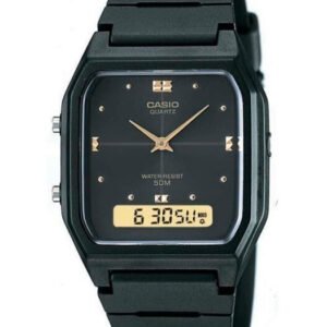 "Casio" moteriškas laikrodis AW-48HE-1AVDF + dėžutė