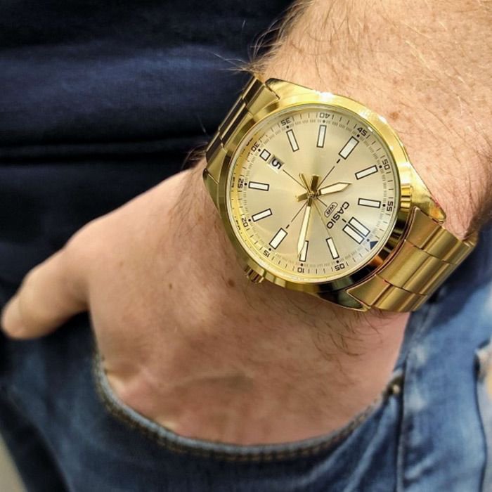 CASIO vyriškas laikrodis MTP-VD02G-9EUDF (zd217d) + dėžutė - Image 3