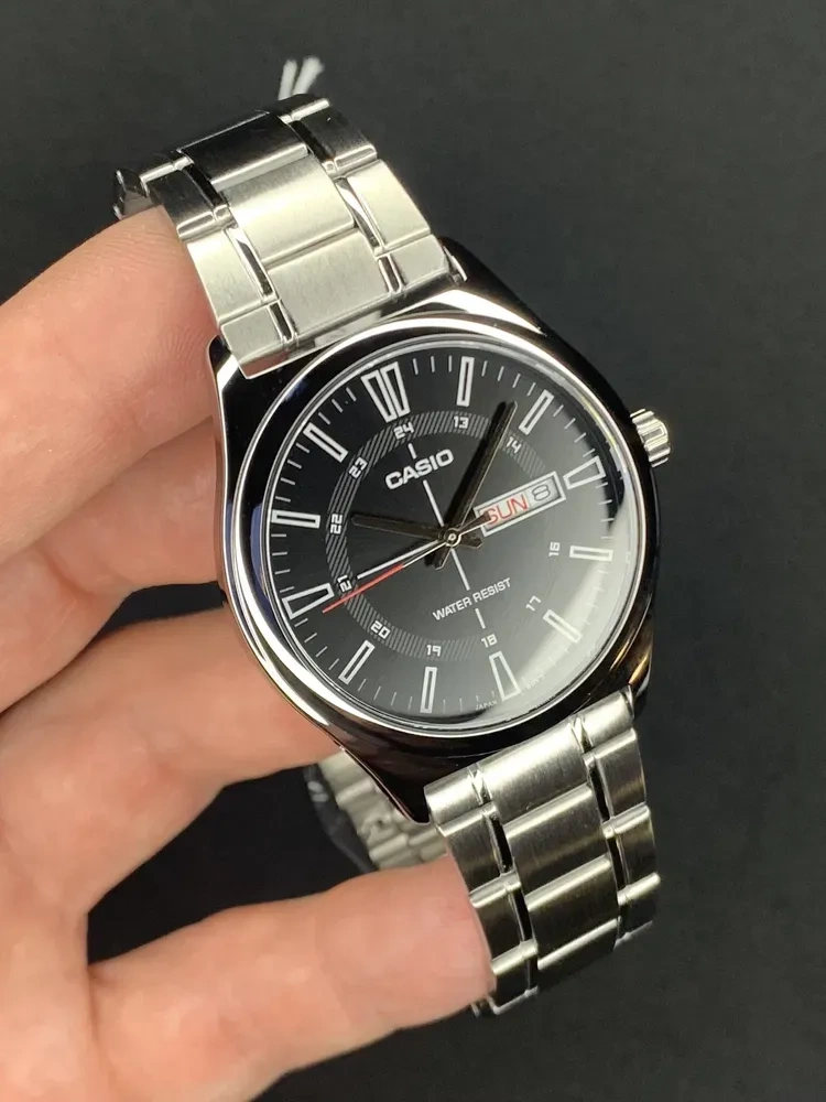 "Casio" vyriškas laikrodis MTP-V006D-1C + dėžutė - Image 4