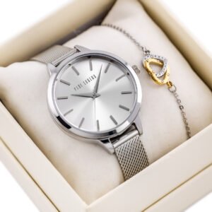 PAUL LORENS moteriškas dovanų rinkinys Laikrodis + apyrankė (zg506e)