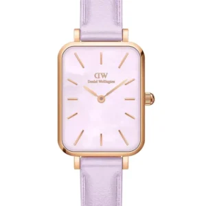 DANIEL WELLINGTON Quadro Lavender šluostė 20 mm DW00100637 + dėžutė (zw521b)