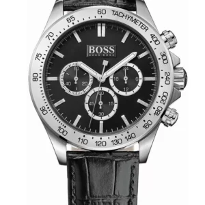 HUGO BOSS chronografas vyriškas laikrodis 1513178 (zh032b) + dėžutė