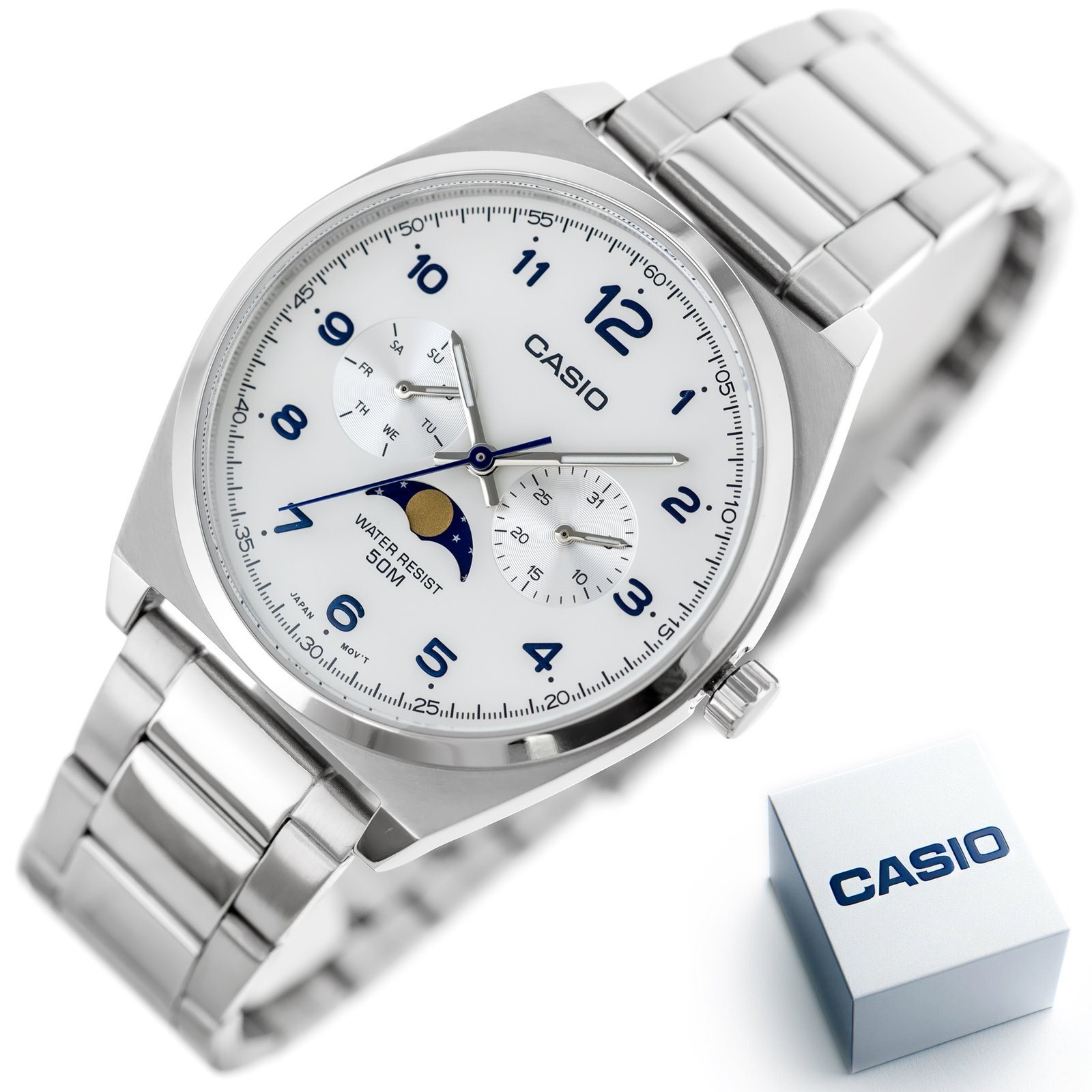 CASIO MTP-M300D-7A vyriškas laikrodis (zd266c) + dėžutė - Image 10