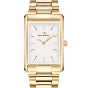 DANIEL WELLINGTON 24 mm susietas 3 grandžių moteriškas laikrodis DW00100703 + DĖŽUTĖ