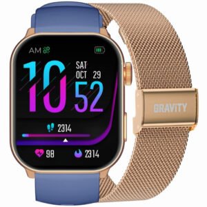 SMARTWATCH UNISEX GRAVITY GT28-8 - BLUETOOTH jungtys, pridedamas diržas (sg037g)